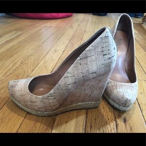 Luxury Rebel Cork wedges size 7